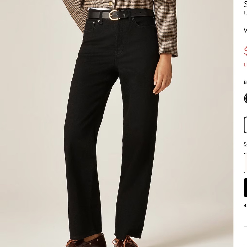 J. Crew Slim-Wide High Rise Semi-Stretch 28 - Picture 6 of 8